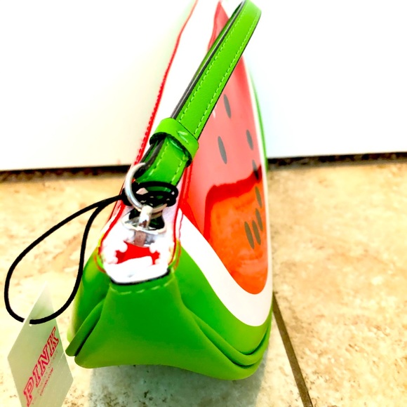 PINK Victoria's Secret RARE Watermelon Makeup Bag - Picture 4 of 6